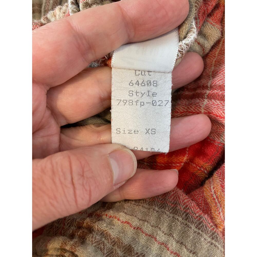 Free People x CP Shades Plaid Campfire Teton Tunic Dress Size XS - Picture 9 of 10